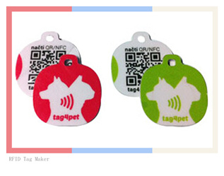transparent epoxy resin rfid key fob from china factory